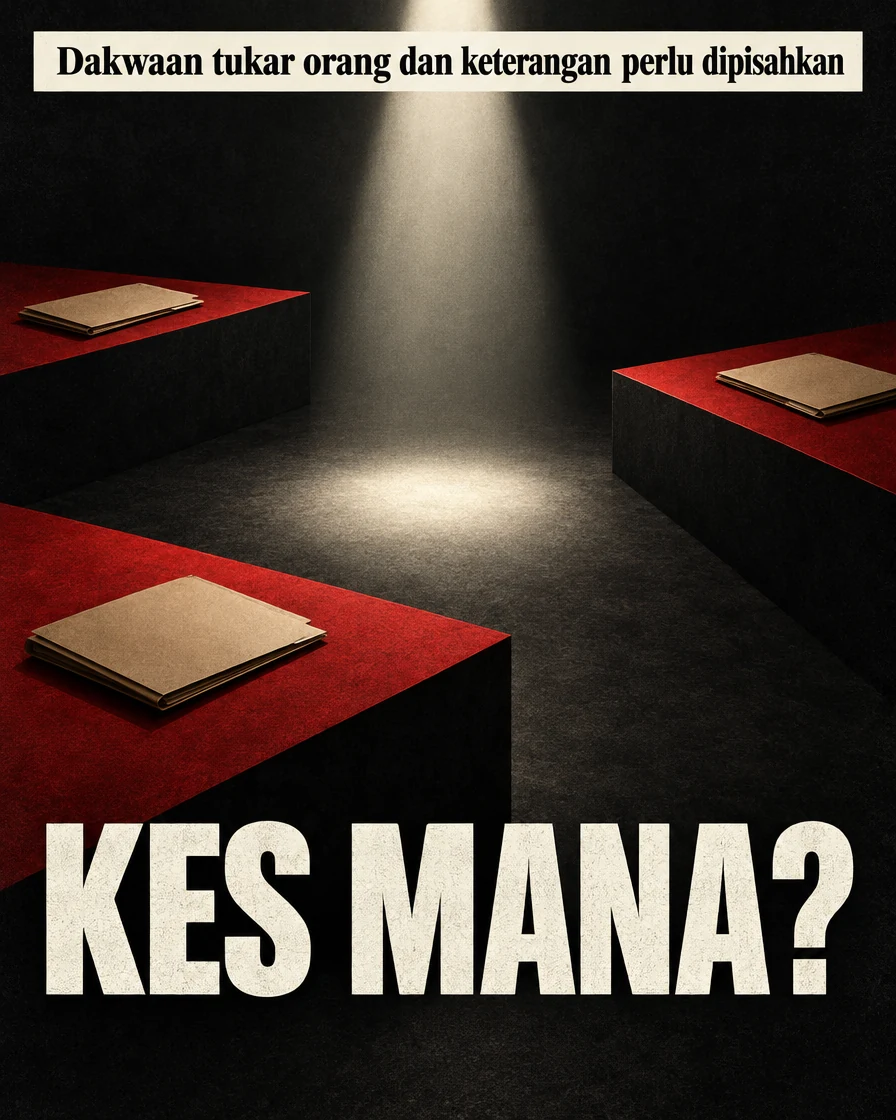 “Menukar orang dan keterangan” serta “dalang tidak disentuh”: apa asas dakwaan campur tangan?