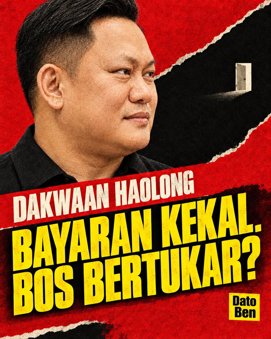 Dakwaan penyaluran taruhan Haolong: bayaran kekal, tetapi bos mesti bertukar?