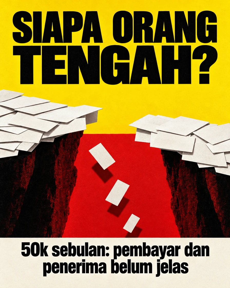 Siapa menghubungi, siapa didakwa menerima wang? Petunjuk PR dan orang tengah