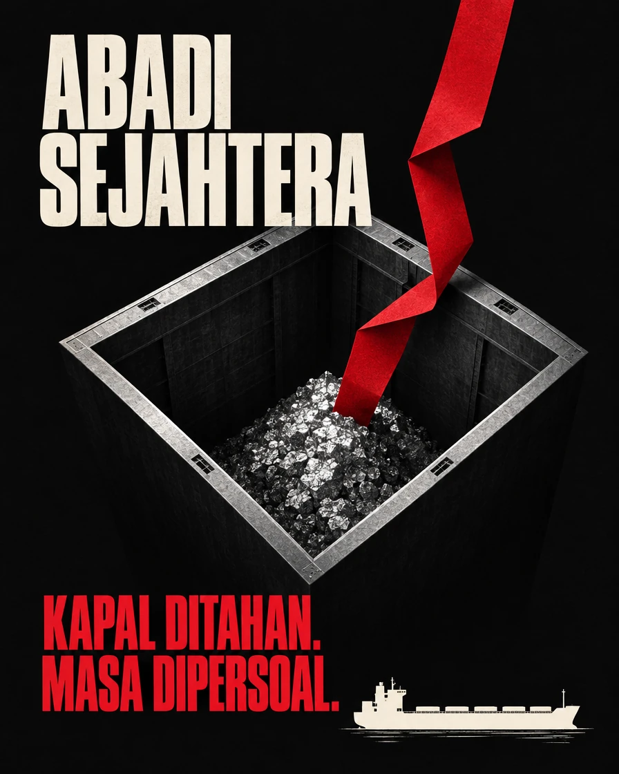 ABADI SEJAHTERA: penahanan kapal bijih timah dan dua jam yang tidak sepadan